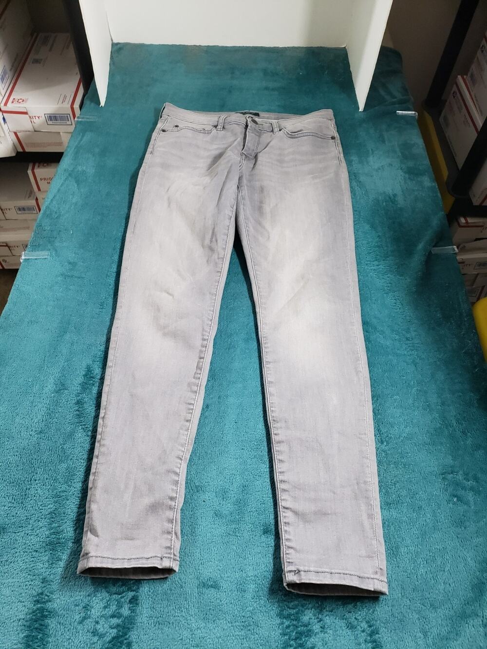 Banana Republic Jeans Size 6 Women Gray Pants Stretch Mid Rise Sculpt Skinny